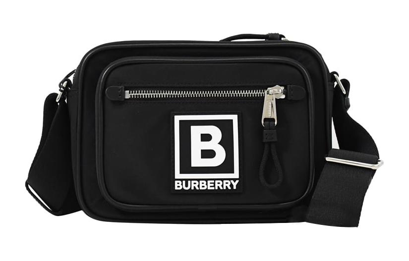 

Burberry Полиамидный курьерский рюкзак через плечо мужской черный