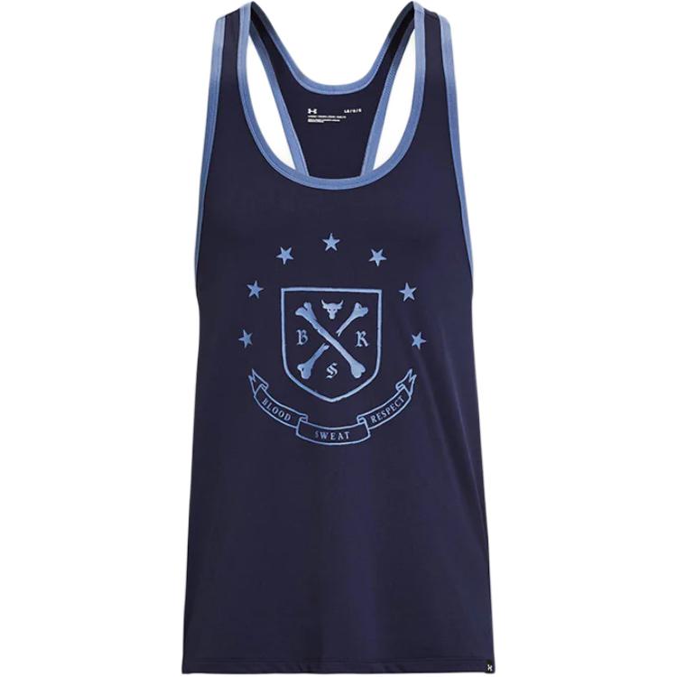 

Футболка майка мужская синяя Under Armour