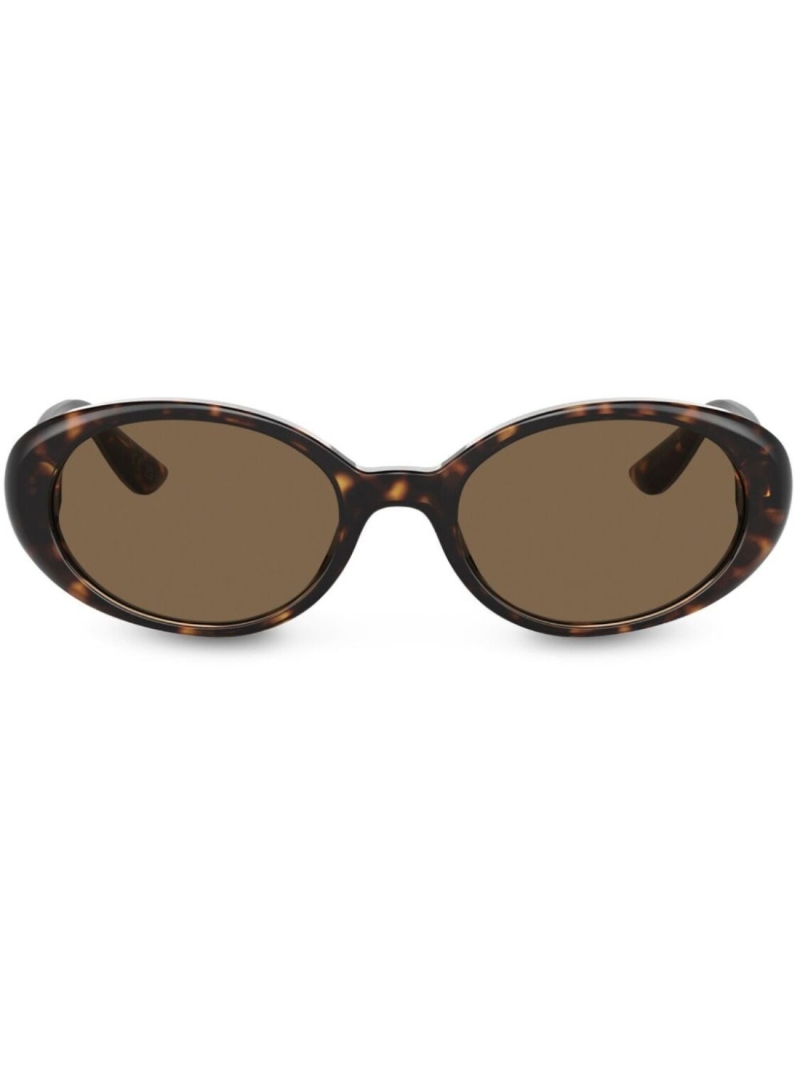 

Dolce & Gabbana Eyewear Re-Edition DNA oval-frame sunglasses, коричневый