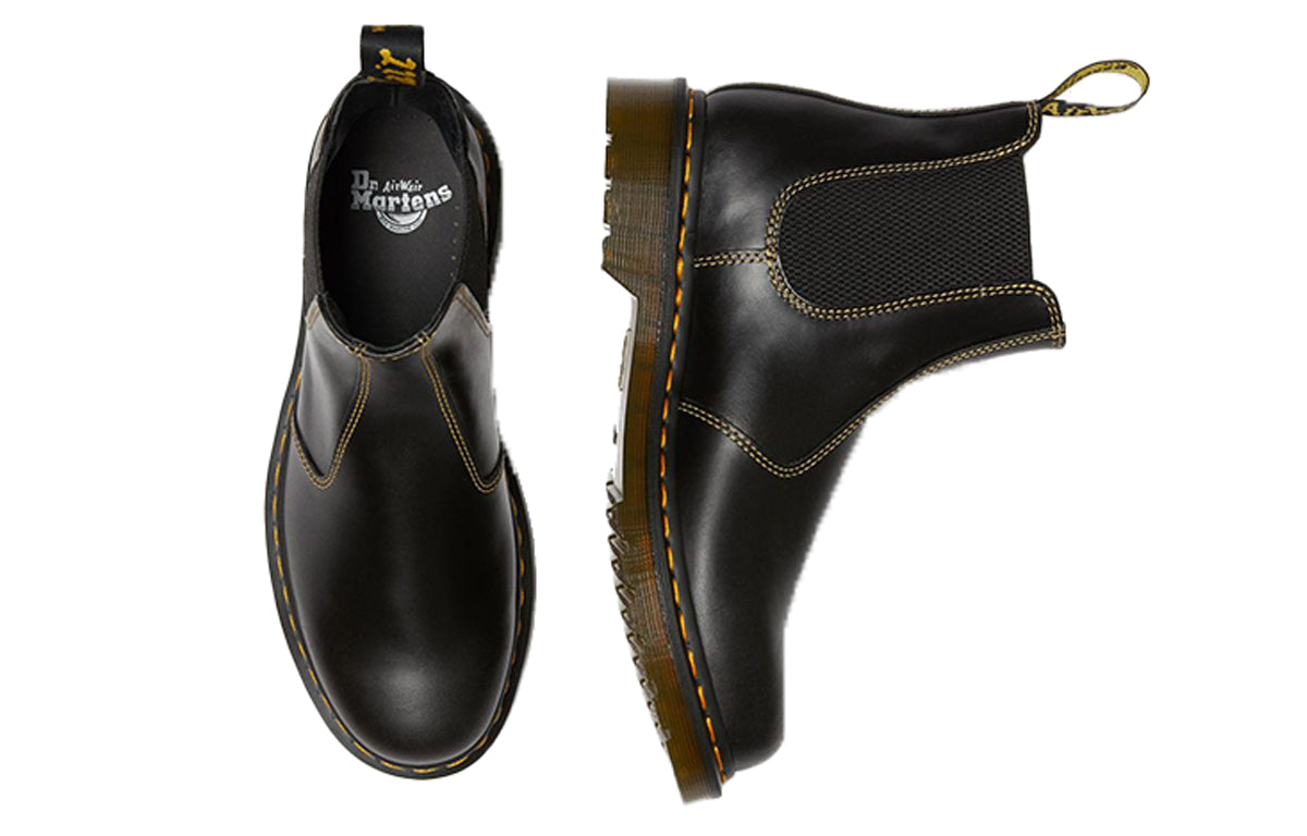 Мужские ботинки челси Dr. Martens 2976 Atlas кожаные, серый — фото 3
