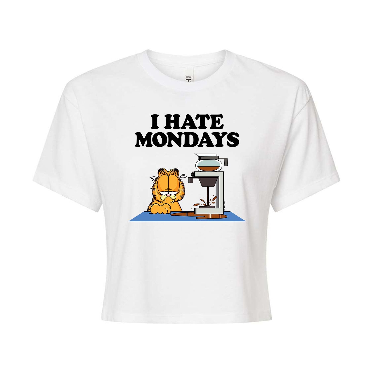 

Укороченная футболка Garfield Mondays для юниоров Licensed Character
