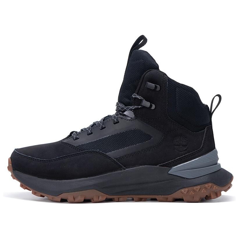

Кроссовки мужские высокие черные Timberland