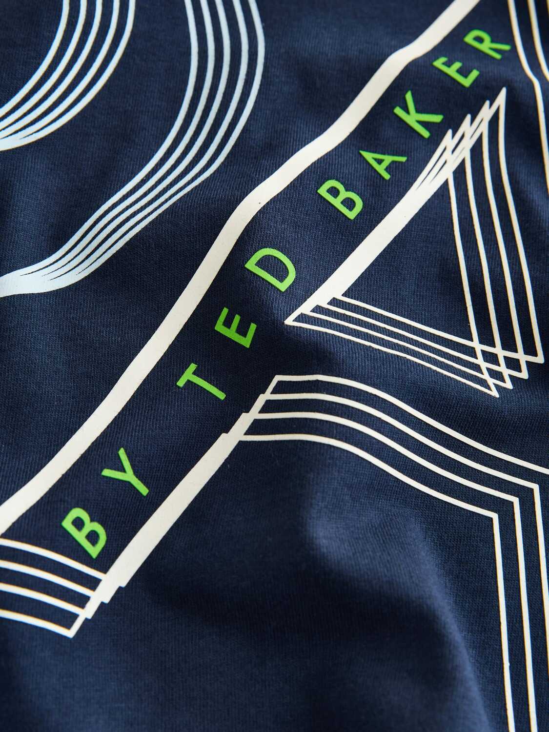 Baker by Ted Baker Футболка в цвете Navy, Royal Blue — фото 3