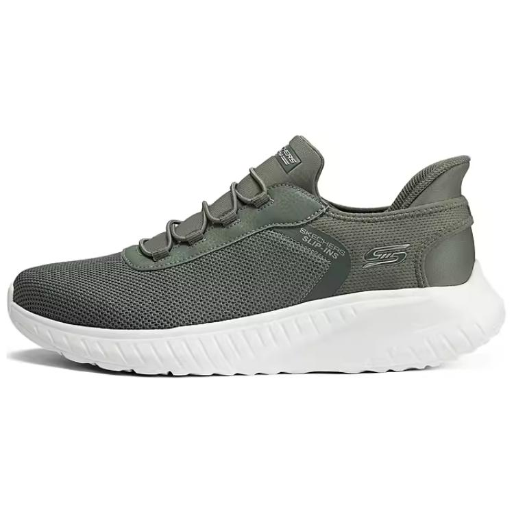 

Кроссовки мужские Bob's Running Shoes с низким верхом Olive Green/OLV Skechers