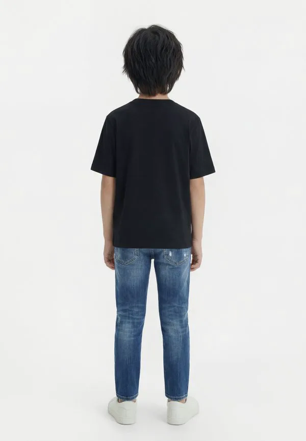 Футболка унисекс с принтом и свободным кроем Dsquared2, Black — фото 2