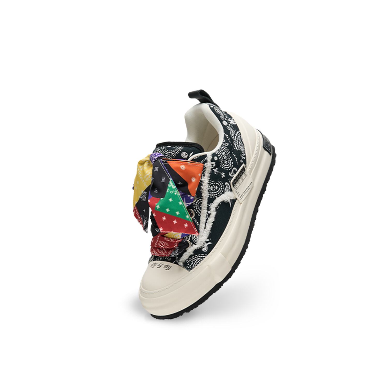 Кроссовки xVESSEL Nougat Skateboarding Shoes Unisex Low-top Black, черный — фото 3