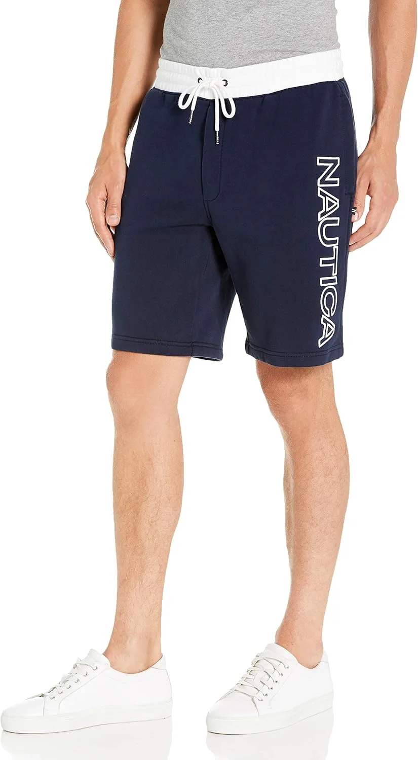 

Nautica Men's Fleece Logo Shorts