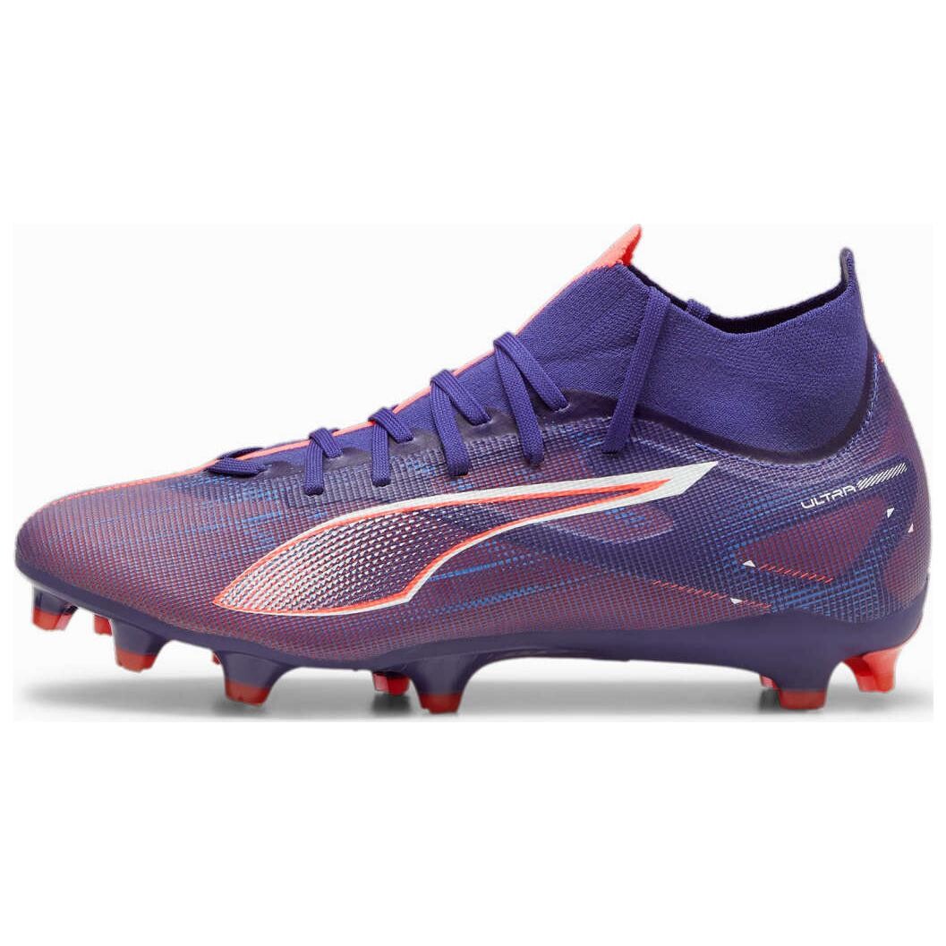 

Футбольные бутсы Ultra 5 женские, среднего размера, цвет Lapis Lazuli Blue - White - Sunset Glow Puma