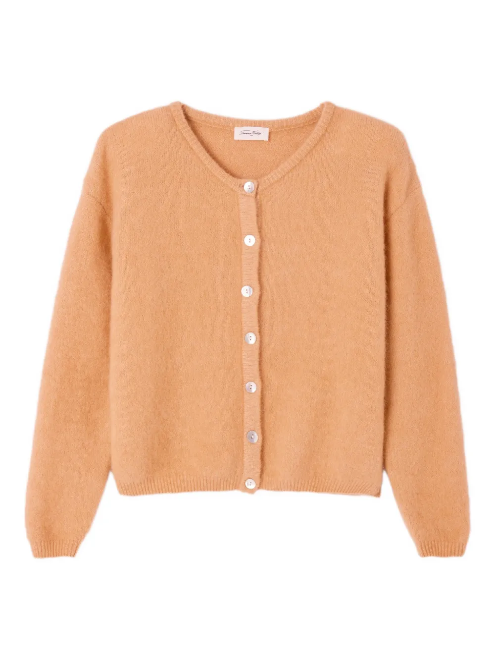 

Кардиган Vitow в рубчик American Vintage, коричневый