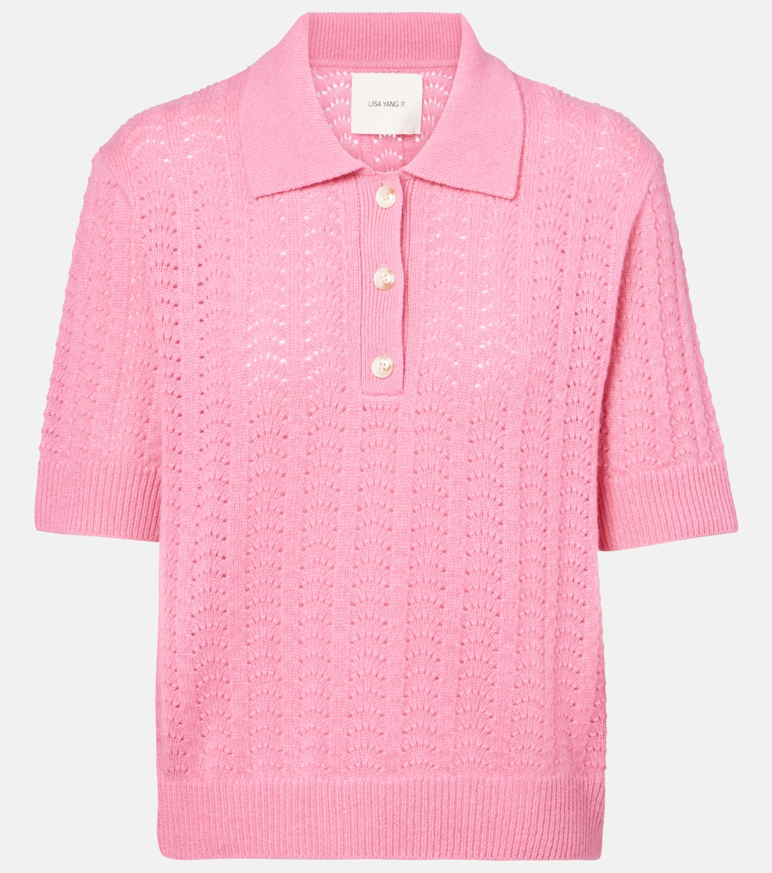 

Кашемировый поло свитер Masy Lisa Yang, Sakura Pink
