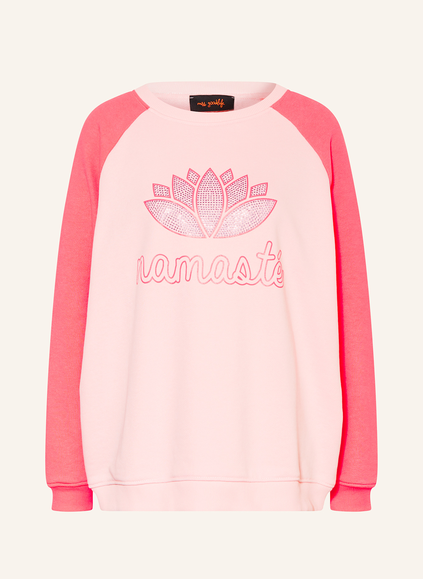 

Свитшот с пайетками Miss Goodlife, мультиколор