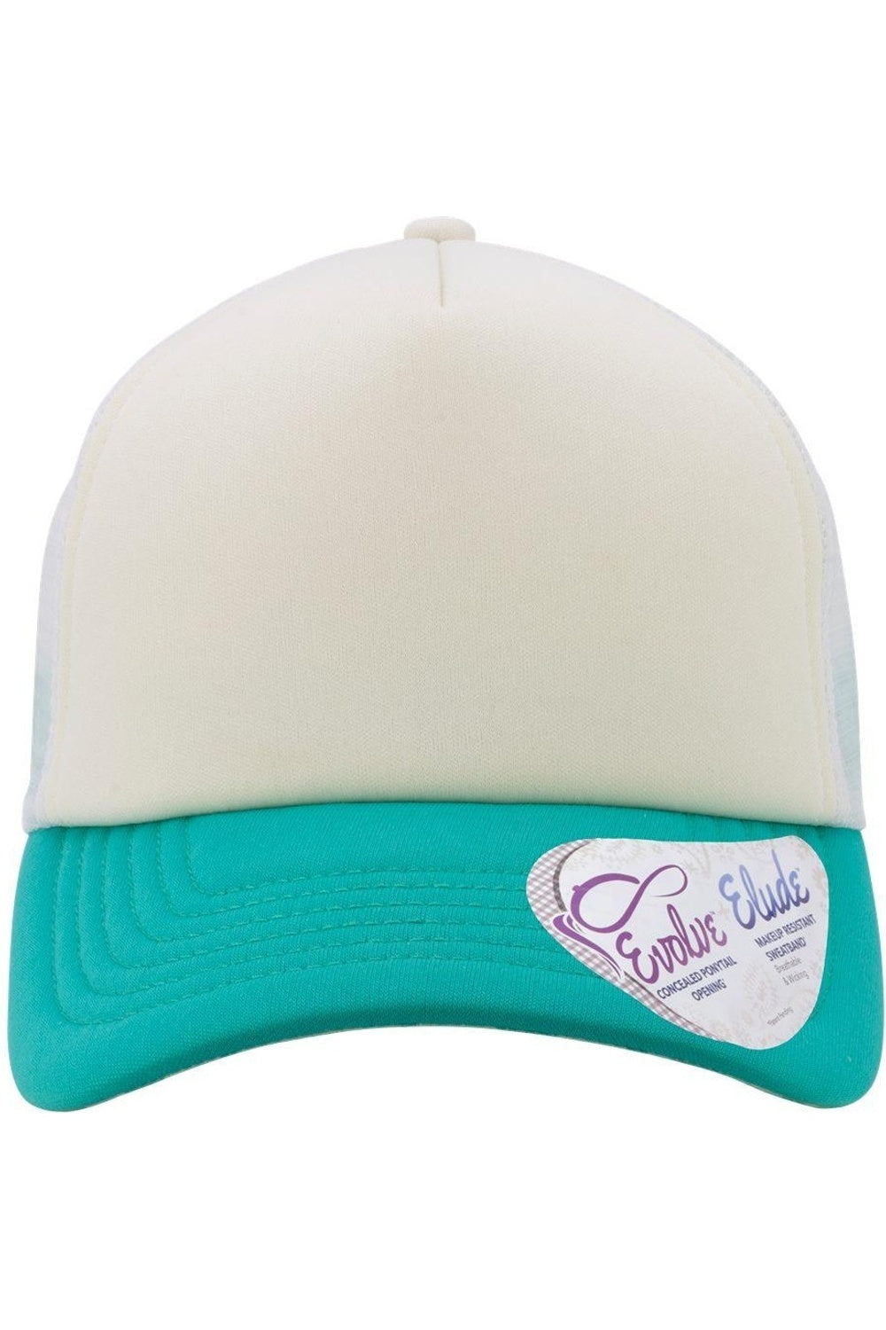 

Женская бейсболка Infinity Her из пеноматериала, айвори/ нефрит/ белый/ вихрь