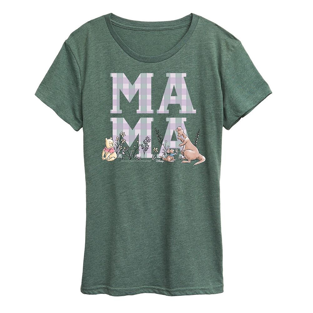 

Женская футболка с рисунком Mama Grid Disney's Minnie Mouse, цвет Heather Green