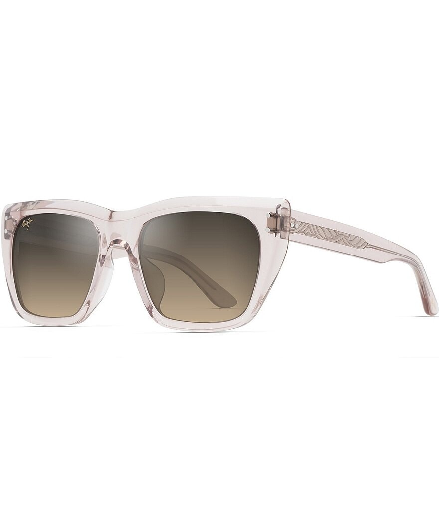 

Женские солнцезащитные очки Maui Jim Aloha Lane PolarizedPlus2, прямоугольные, 56 мм, розовый