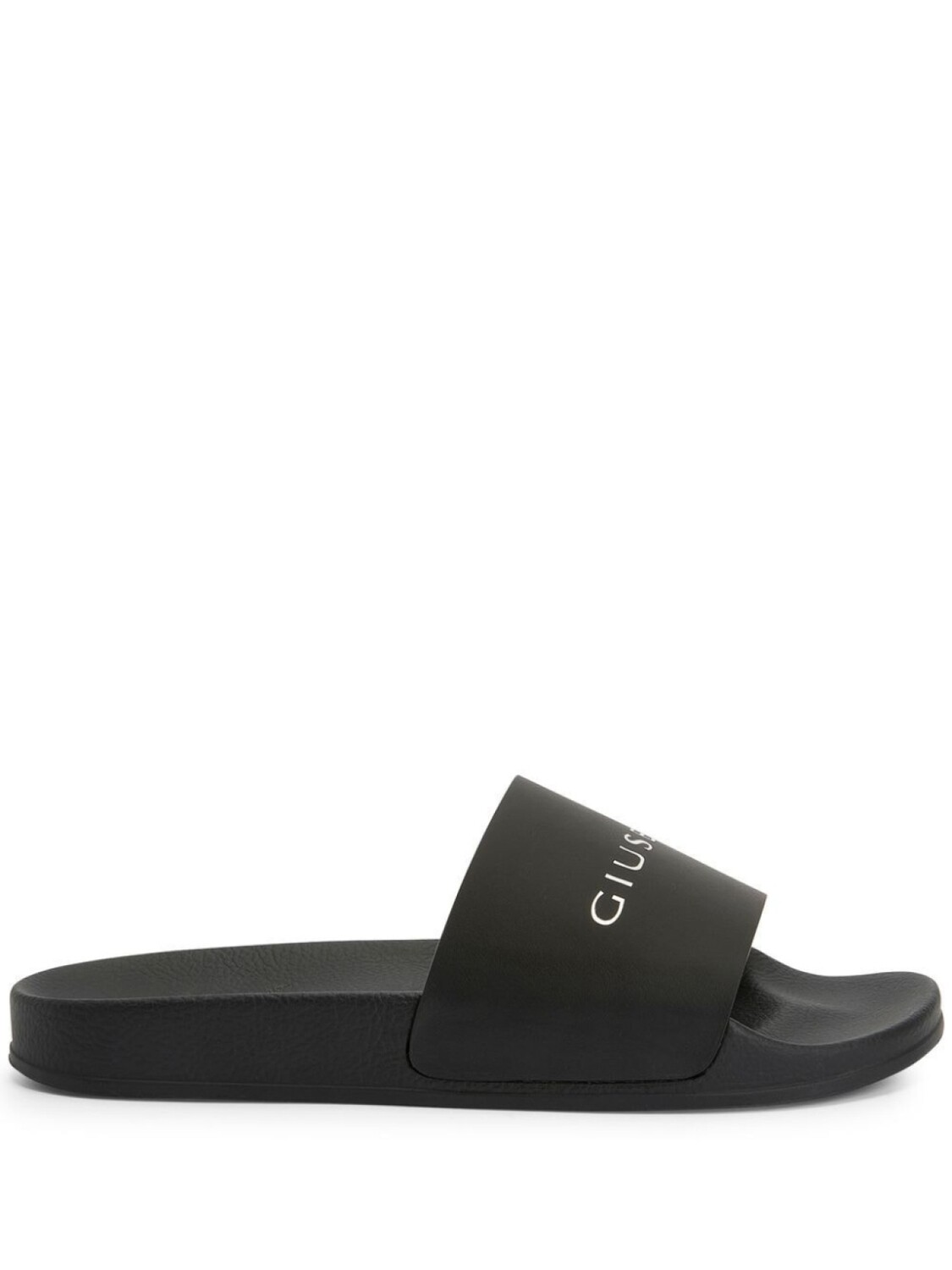 

Giuseppe Zanotti шлепанцы с логотипом, черный