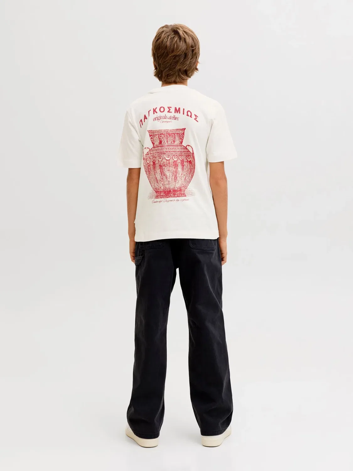 Футболка с принтом, JACK & JONES Junior, облачный танцор — фото 4
