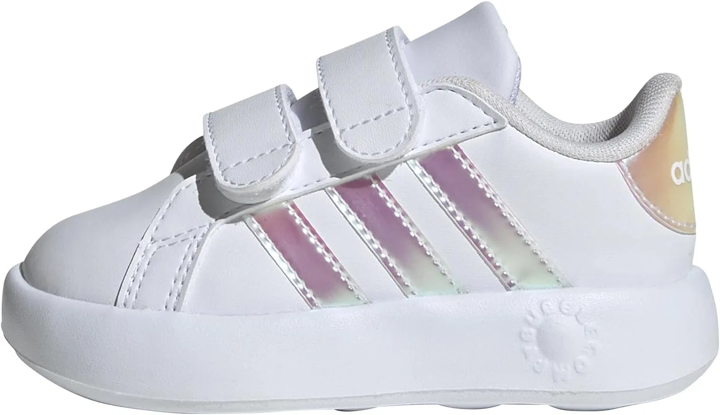 Кроссовки теннисные Adidas, белый/радужный/серый
