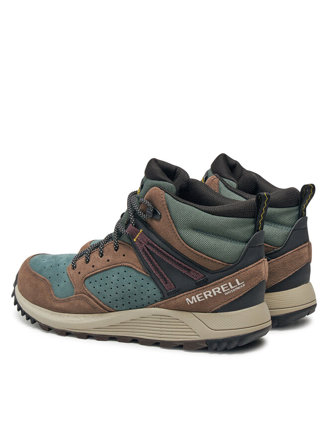 Ботильоны на шнуровке Merrell Wildwood Mid Ltr Wp J068031, зеленый — фото 4