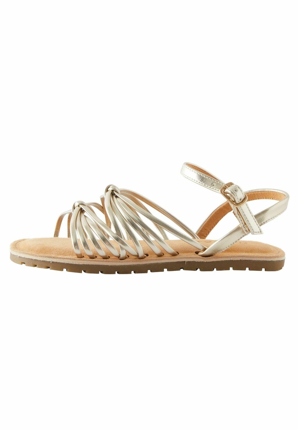 

Босоножки с ремешками REGULAR FIT Next, цвет gold metallic