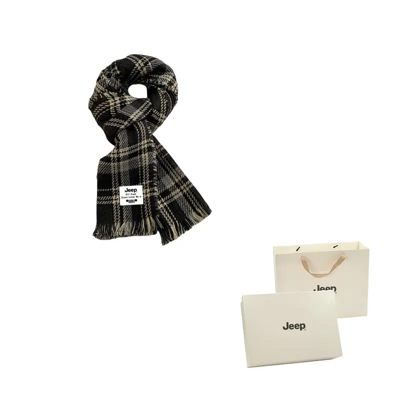 

Шарф из полиэстера Unisex Jeep, черный