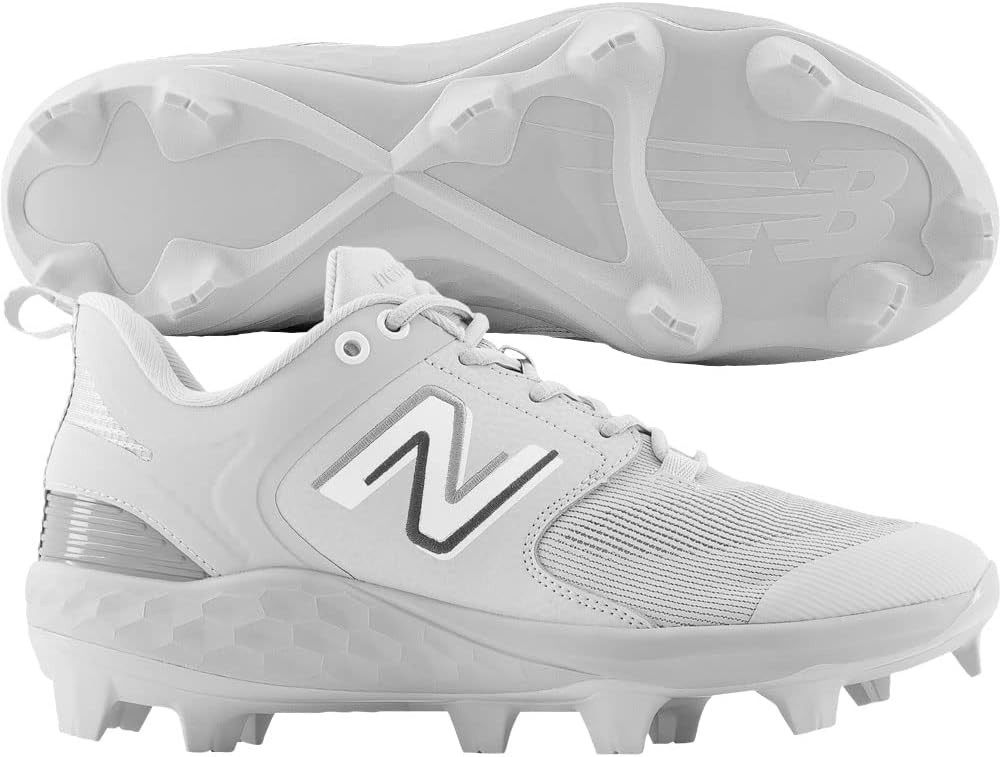 Бейсбольные кроссовки New Balance Fresh Foam 3000 V6 для мужчин, белый/серый — фото 2