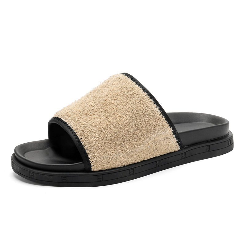 

Тапочки-слайды мужские, устойчивые к истиранию WEISHIBANGWEI, Beige