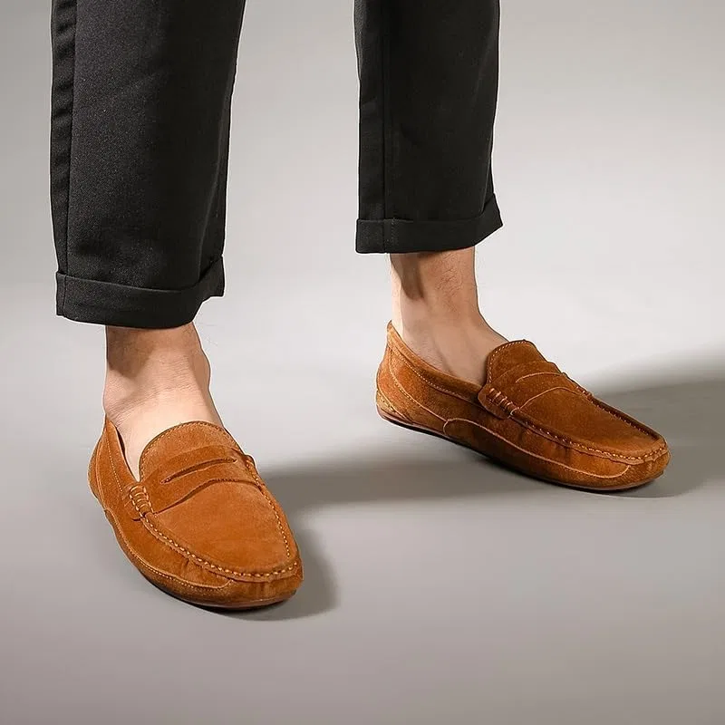 Лоферы мужские повседневные Penny Loafers, желтый — фото 2