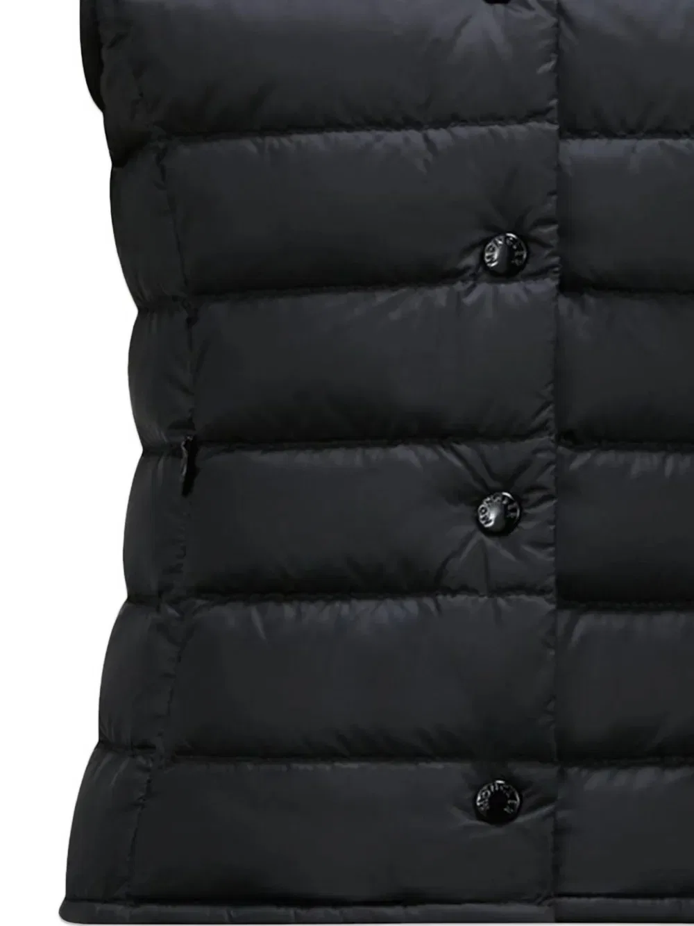 Жилет Liane на пуговицах Moncler Enfant, черный — фото 3