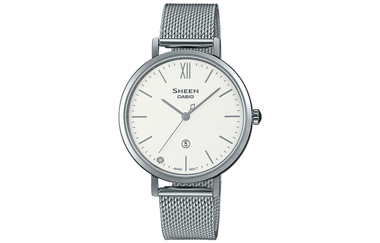 

Женские часы SHEEN белые CASIO