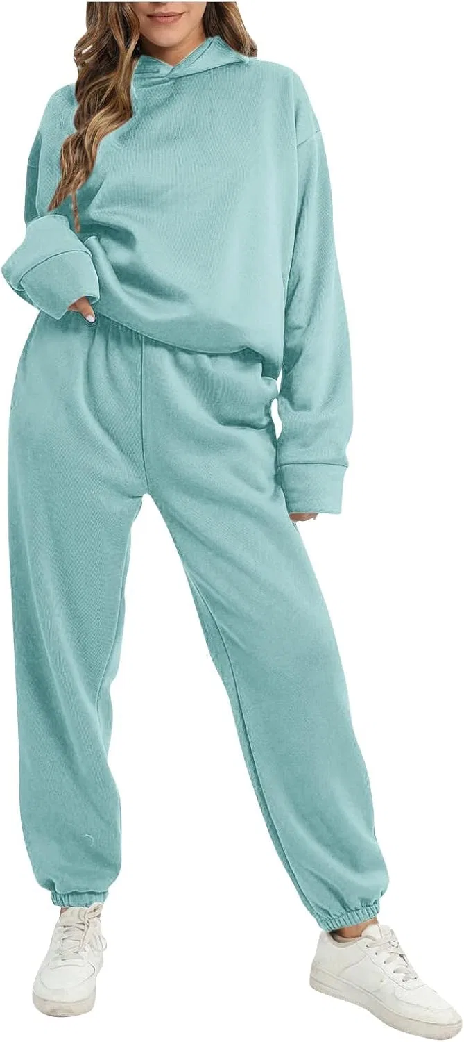Двухпредметный спортивный костюм из флиса, оверсайз, Mint Green