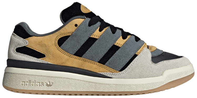 

Кроссовки adidas Forum Puffed 'Black Oat Off White', серый