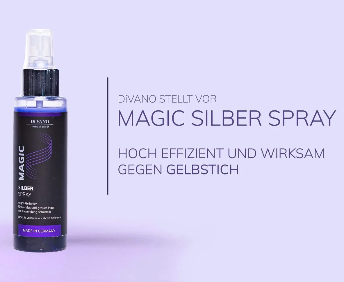 Спрей Divano Magic Silver Spray для нейтрализации желтизны волос Divano ... Weil Es Ihr Haar Ist. — фото 2