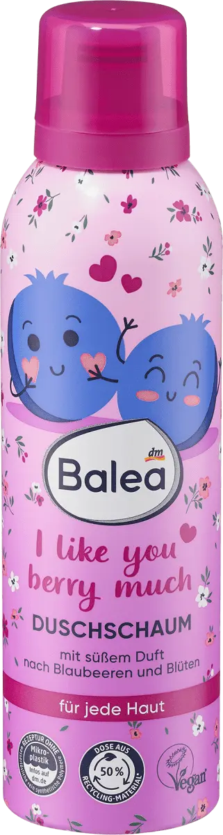 

Пена для душа Я тебя люблю ягодка 200мл Balea