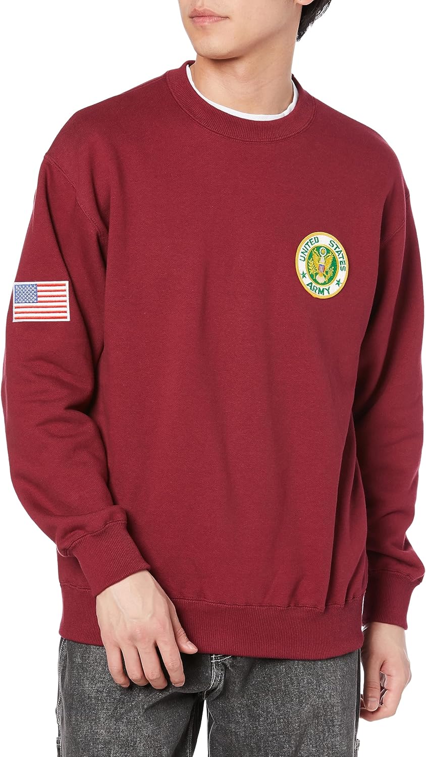 

Толстовка F-Style F-SD021108, вышитая нашивка, ворс на спине, бордовый цвет, Красный, Толстовка F-Style F-SD021108, вышитая нашивка, ворс на спине, бордовый цвет