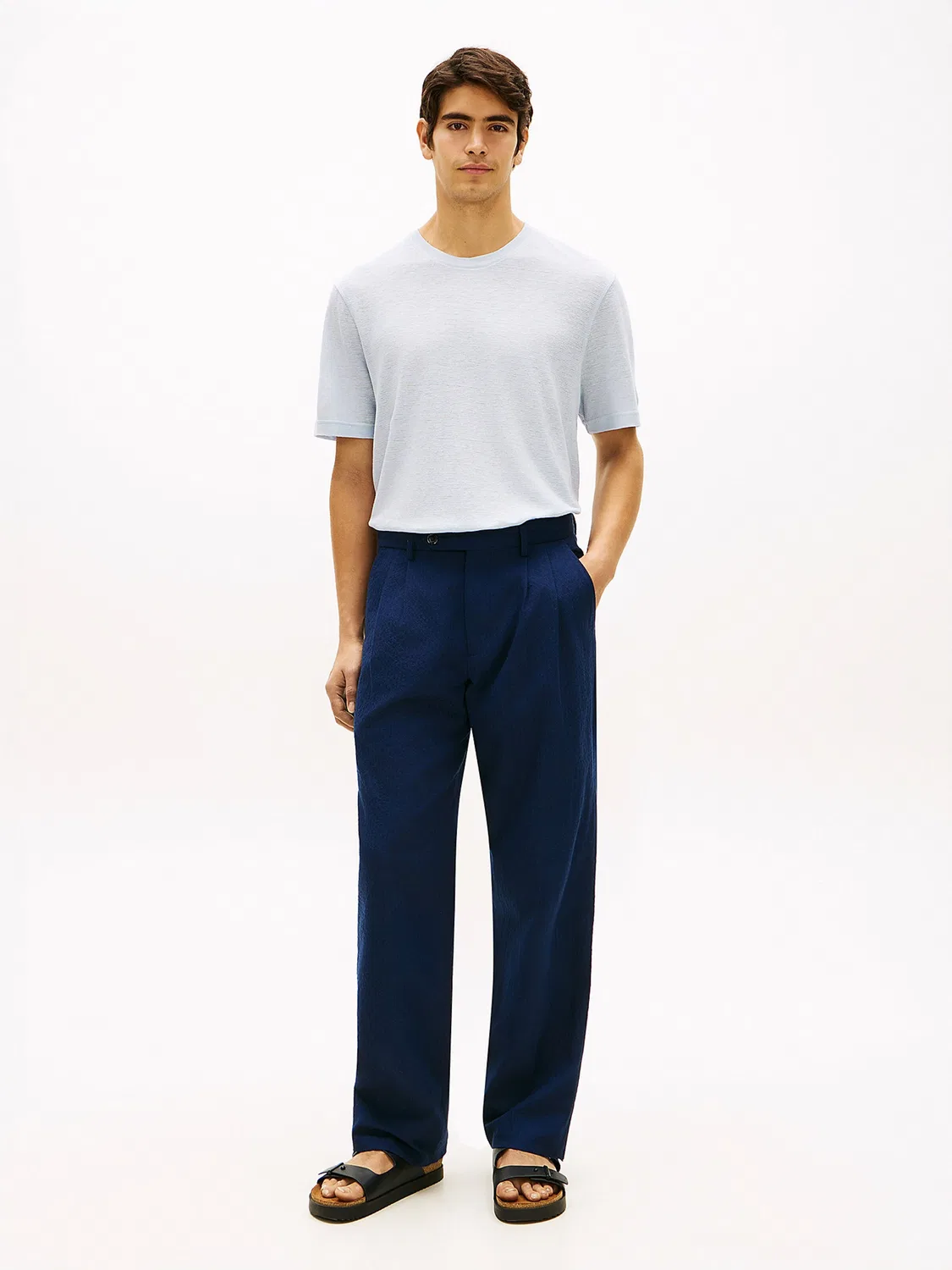 Футболка 'Smart-Casual' Tommy Hilfiger, Dusty Blue/Pastel Blue — фото 3