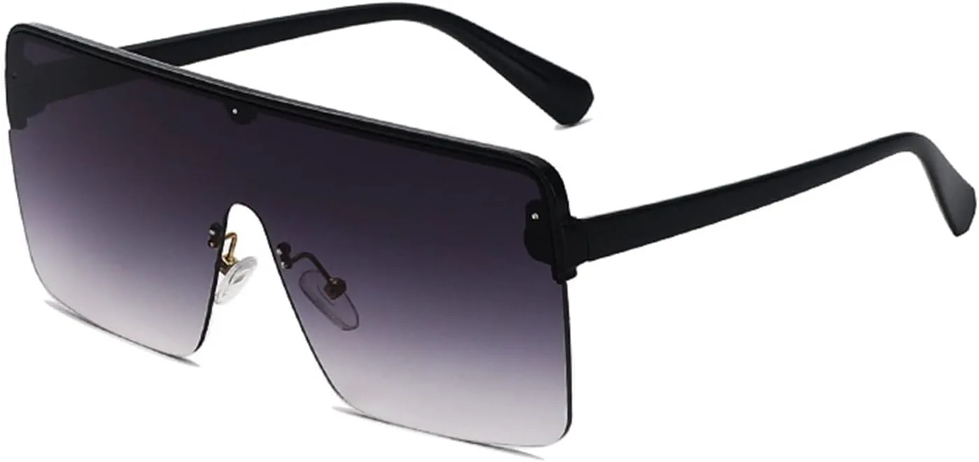 

Солнцезащитные очки XINXIN в крупной оправе для мужчин и женщин, декоративные очки для уличной фотосъемки в праздничные дни (Цвет: B, Размер: Средний), B