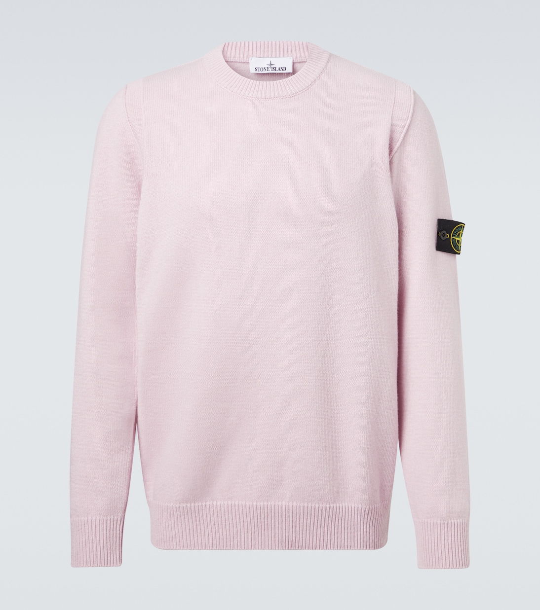 

Свитер Compass из смесовой шерсти Stone Island, розовый