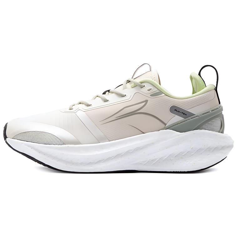 

361° Кроссовки Foam Explosion 4.0 с низким верхом, противоскользящие, износостойкие, для бега на короткие дистанции, мужские, бежево-зеленые