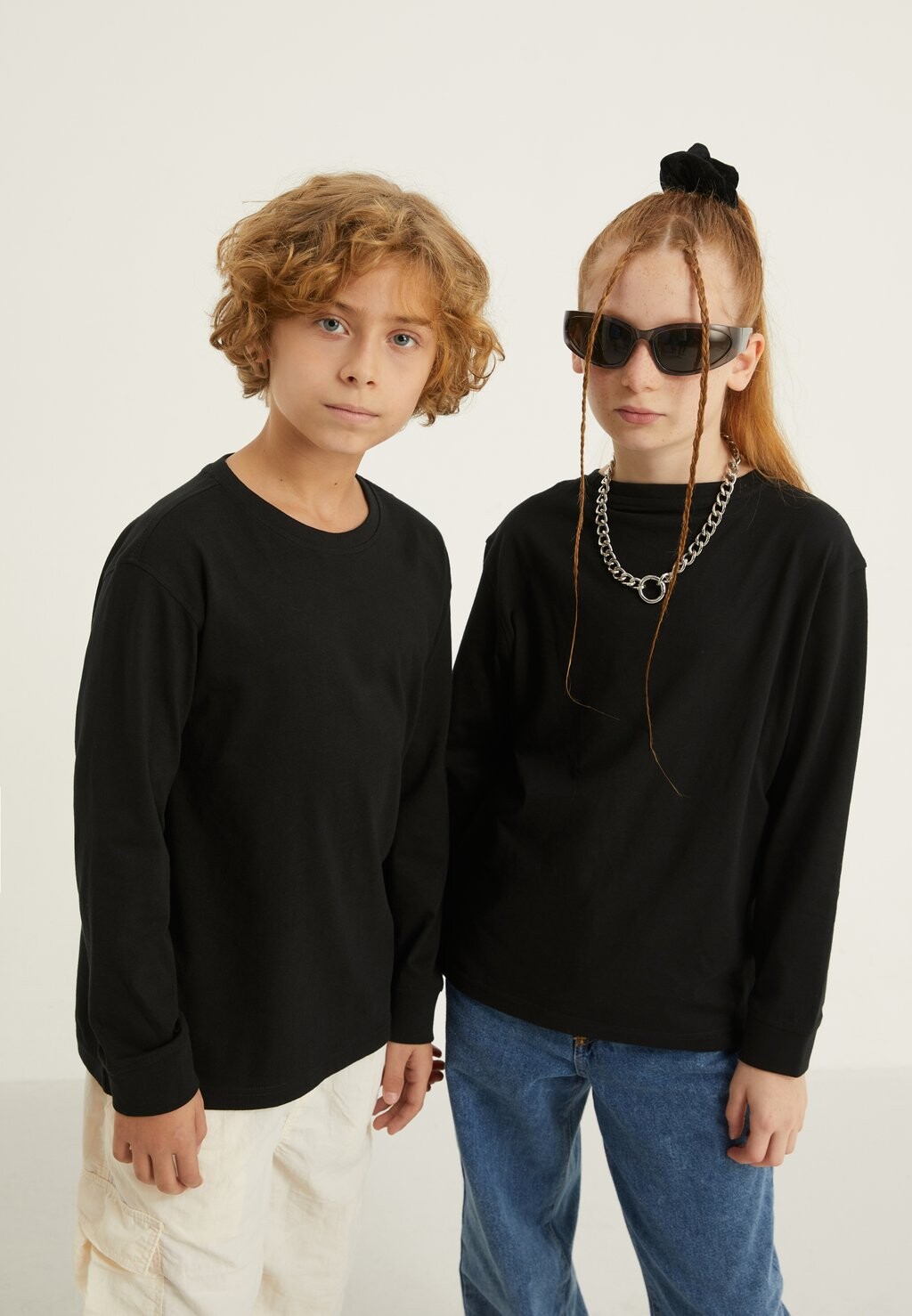 

футболка с длинным рукавом Unisex 2 Pack Yourturn Kids, черный