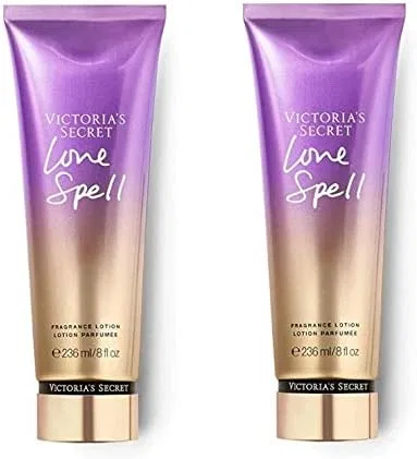 Лосьон для тела Victoria's Secret Love Spell, набор из 2 штук, персиковый аромат, 472 мл