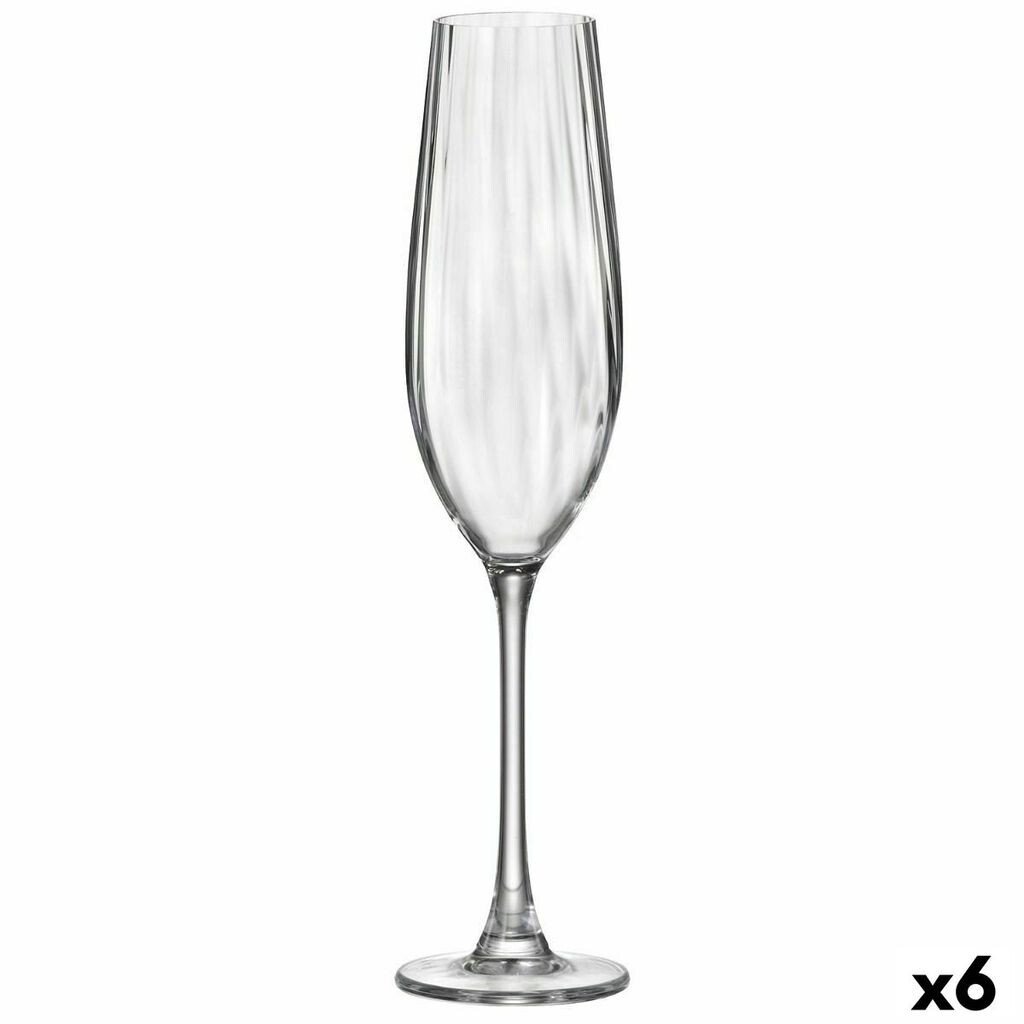 

Бокал для шампанского Bohemia Crystal Optic прозрачный бокал 260 мл (6 шт.)