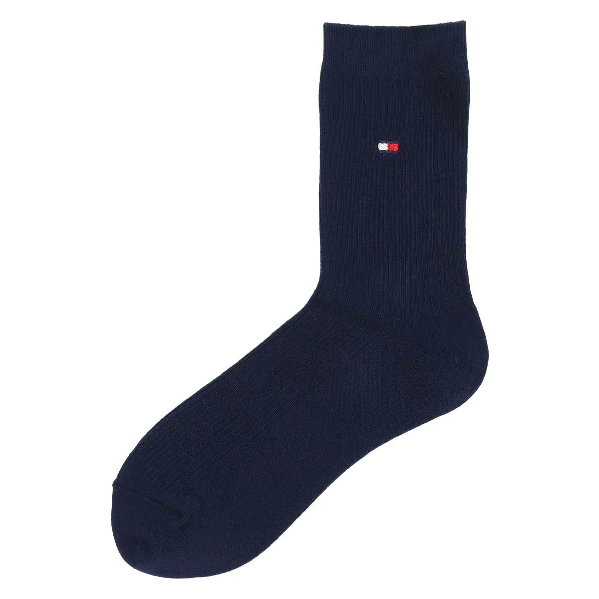 Школьные носки [длина 18 см] с вышивкой в одну точку. Tommy Hilfiger, 69. Navy — фото 2