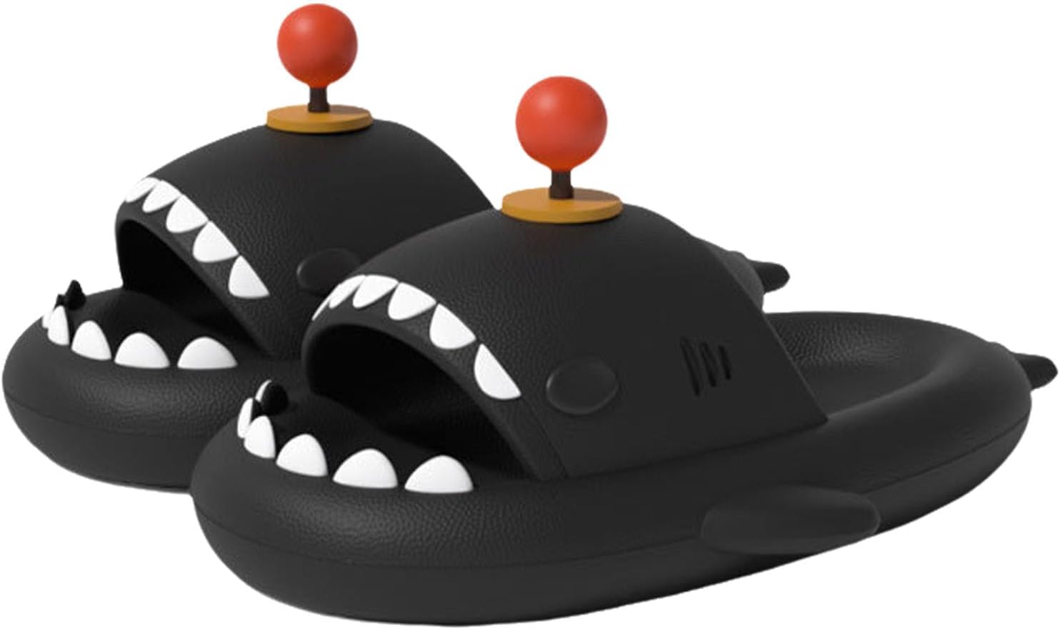 

Шлепанцы с акулами с 3D плавниками, унисекс, 3D мультяшные EVA шлепанцы с открытым носком для душа и бассейна Generic, Gamepad