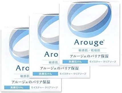 Мыло для лица Aruge Moisture Clear Soap, набор 3 шт, 60 г