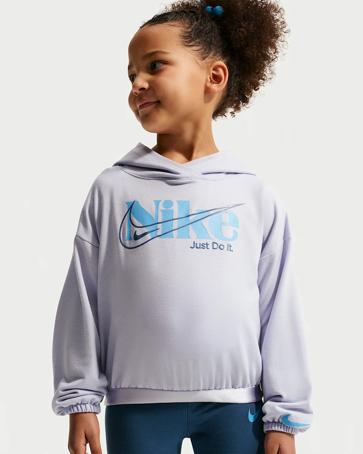 Детский набор из 2 предметов: леггинсы Nike Move With Nature, Blue — фото 2