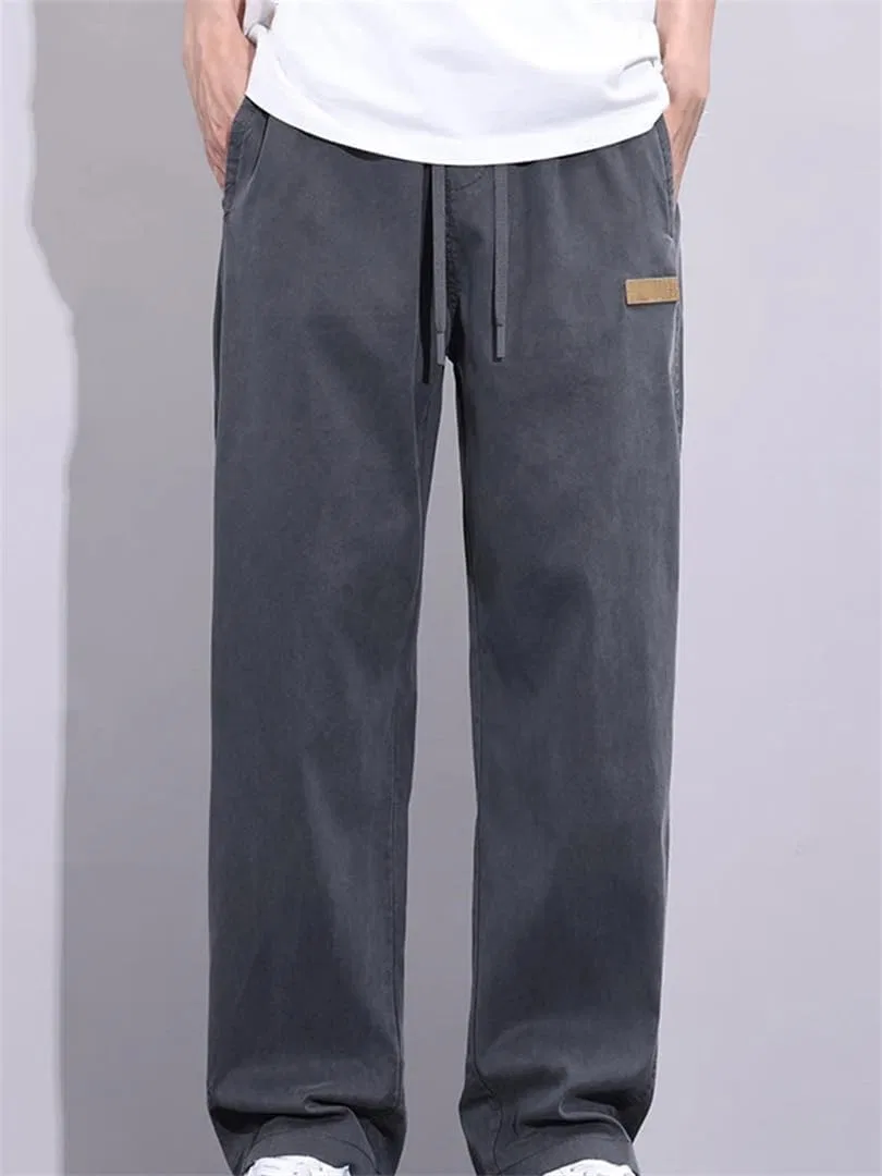 Джинсы свободные, Men's Summer Thin, Gray9 — фото 4