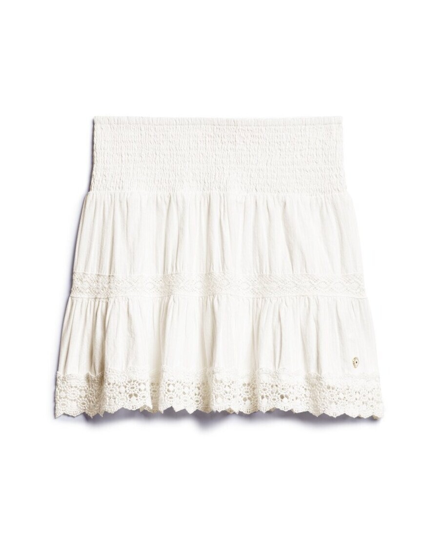 

Юбка мини Superdry Skirt Ibiza, белый