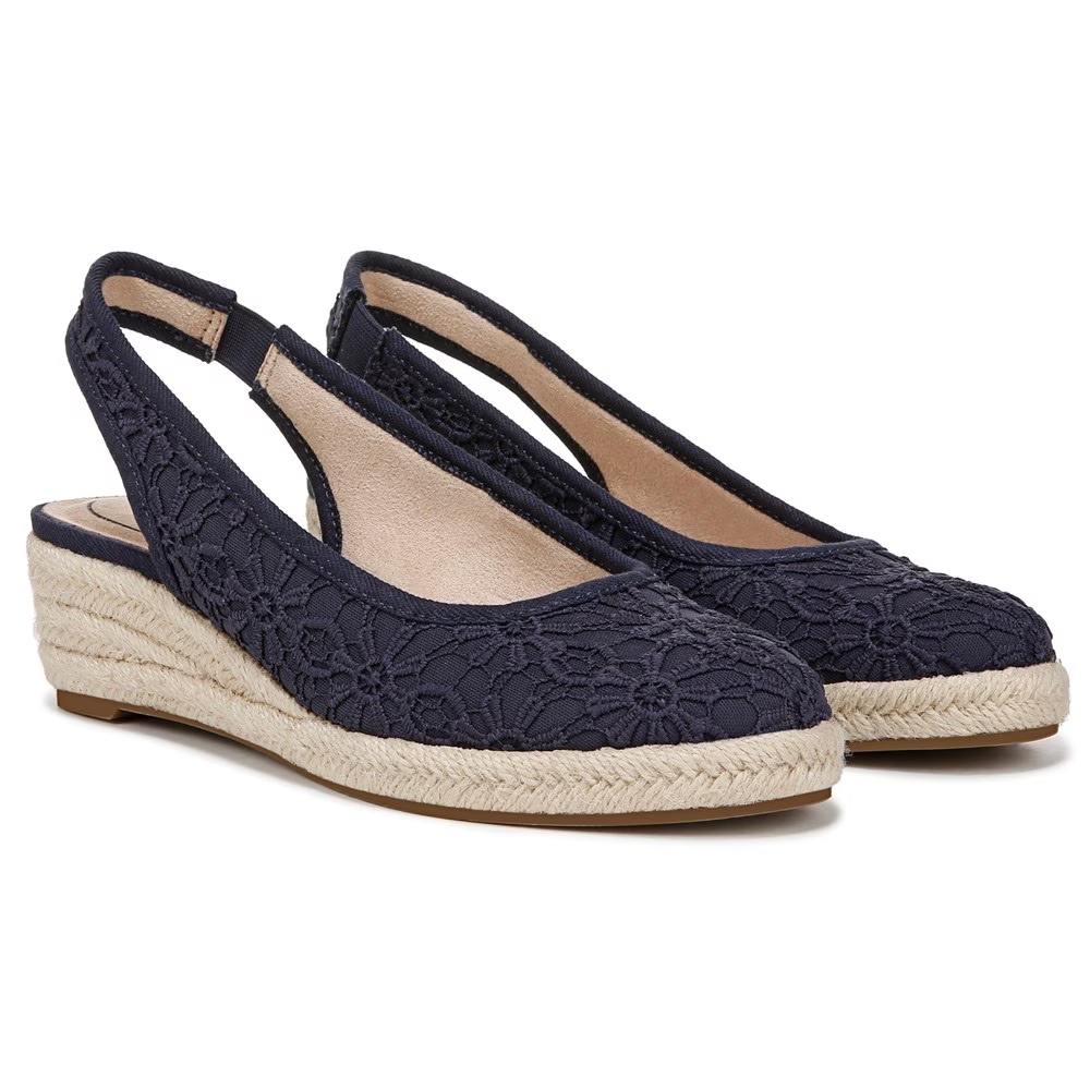 Туфли на танкетке Kayden espadrille wedge Lifestride, lux navy fabric