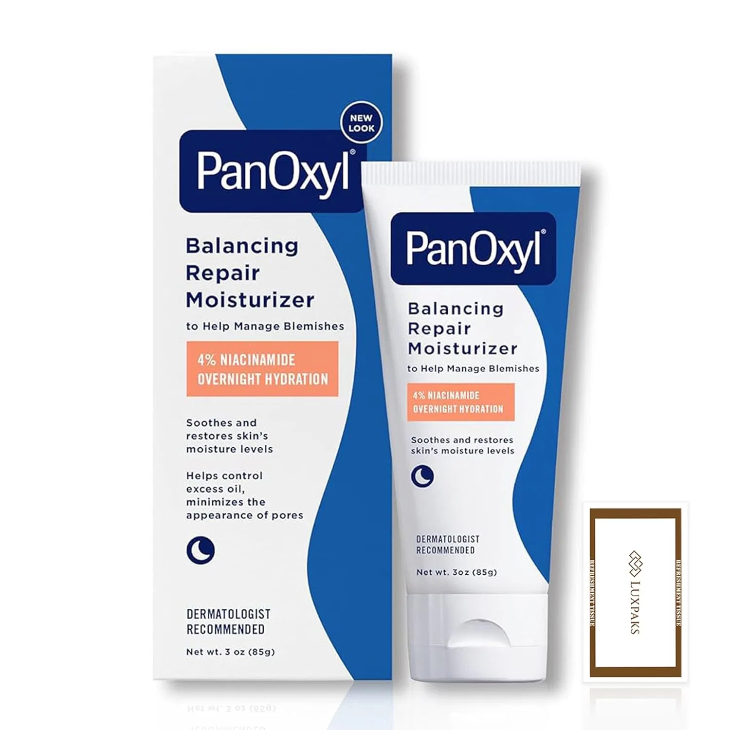 Набор для ухода за кожей PanOxil с увлажняющим кремом PM Balancing Repair Luxpaks