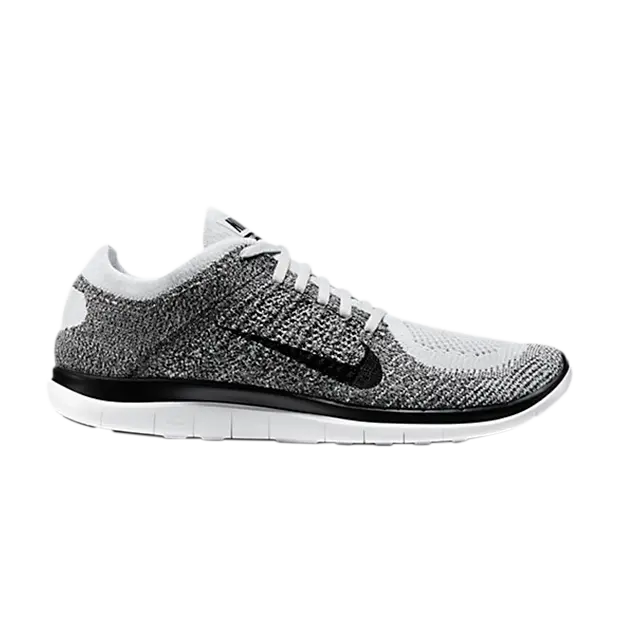 

Кроссовки Nike Free 4.0 Flyknit 'Black Fog', серый